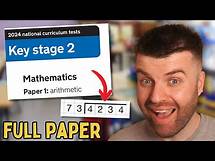 Video thumbnail for 2024 Year 6 SATs Maths Paper 1 ARITHMETIC Walkthrough (FULL Test!)