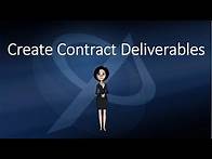 Video thumbnail for How to create contract deliverables and track commitments