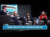 Video thumbnail for Big Ten Coaches Sit Down for Media Day Roundtable | 2024-25 Big Ten Women's Basketball Media Days