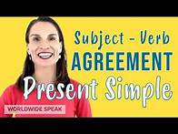 Video thumbnail for Subject Verb Agreement | Present Simple | English Grammar Lesson