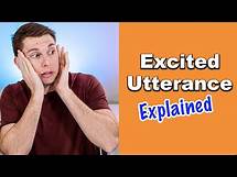 Video thumbnail for Excited Utterance Exception | Understanding Hearsay Objection