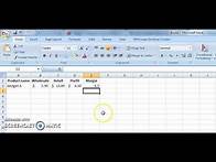 Video thumbnail for How to Calculate Profit Margin With a Simple Formula in Excel