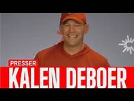 Video thumbnail for Kalen DeBoer Press Conference After Alabama's Spring Game | Talks Jalen Milroe
