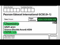 Video thumbnail for IGCSE | Chemistry | paper 1CR | Edexcel | January 2023