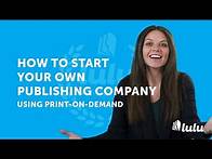 Video thumbnail for How to Start Your Own Publishing Company Using Print-on-Demand