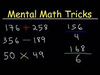 Video thumbnail for Mental Math Tricks - Addition, Subtraction, Multiplication & Division!