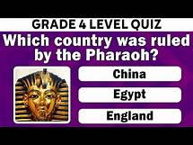 Video thumbnail for Grade 4 Quiz - General Knowledge Questions and Answers for Grade 4