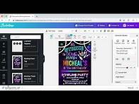 Video thumbnail for How to make a Party Birthday Invitation Template and print it on https://printsoflove.com