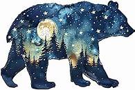 Video thumbnail for Wooden Puzzle for Adults，Astral Bear Jigsaw Puzzles for Adults，Unique Shaped Wooden Puzzles for Adults ，Christmas Thanksgiving Birthday Gift for Your Family Friends(S-100 Pcs-9.1 * 6in)