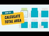 Video thumbnail for Calculate the Total Area of a Floor Plan - RoomSketcher App