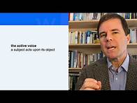 Video thumbnail for How to Write: Using The Active Voice