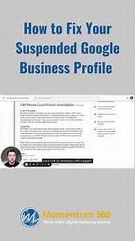 Video thumbnail for How to Avoid Google Business Profile Suspension
