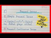 Video thumbnail for All Tenses with Structures & Examples ☑️💯 | Structures & Examples of all 12 types of Tenses 🌟