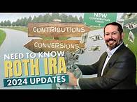 Video thumbnail for 2024 Roth IRA Contribution Limits: To Contribute or Convert? Stretch Your Retirement Savings