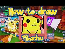 Video thumbnail for HOW TO DRAW PIKACHU - STARVING ARTIST / ROBLOX