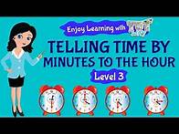 Video thumbnail for Telling Time by Minutes to the Hour | Math | Grade-2,3 | Tutway |