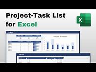 Video thumbnail for How to Create a Project-Task List in Microsoft Excel
