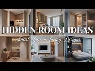 Video thumbnail for Hidden Room Ideas for Modern Small Homes 2025 | Secret Furniture & Smart Space-Saving Designs