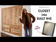 Video thumbnail for How to Turn a Hallway Closet into Custom Built Ins