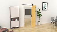 Video thumbnail for Unique Design Bi-Folding Sliding Barn Door Hardware Kit