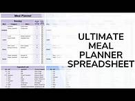 Video thumbnail for Ultimate Weekly Meal Planner: Organize Recipes, Plan Menus, & Print Shopping Lists!