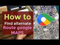 Video thumbnail for HOW TO MAKE AN ALTERNATE ROUTE IN GOOGLE MAPS || How to find alternate route google maps || google