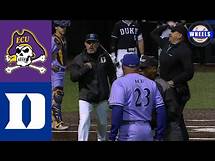 Video thumbnail for East Carolina vs Duke (THINGS GOT HEATED!) | 2025 College Baseball Highlights