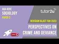Video thumbnail for Quick Revise - Perspectives on Crime and Deviance | GCSE Sociology Revision Blast