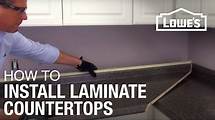 Video thumbnail for How to Install Laminate Countertops | Lowe's