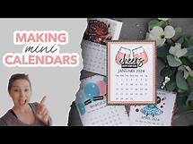 Video thumbnail for Making a Mini Calendar for 2024: Print, Stamp & Gift!