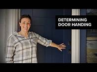 Video thumbnail for Determine the Swing and Handing of your Exterior Door