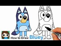 Video thumbnail for How to Draw Bluey the Puppy | Disney