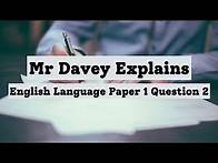 Video thumbnail for AQA English Language Paper 1 Question 2