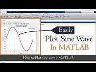 Video thumbnail for How to plot sine wave in matlab | Matlab for beginners | MATLAB TUTORIAL