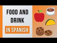 Video thumbnail for FOOD And DRINK In Spanish 🌮🍊☕️ Learn Spanish Vocabulary