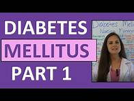 Video thumbnail for Diabetes Mellitus Pathophysiology & Nursing | Diabetes Nursing Lecture NCLEX | Type 1 & Type 2
