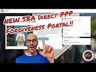 Video thumbnail for NEW SBA Direct PPP Forgiveness Portal