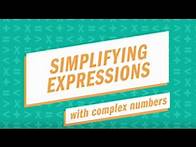 Video thumbnail for Simplifying Expressions With Complex Numbers With the TI-84 Plus CE Graphing Calculator