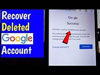 Video thumbnail for How to Recover a Deleted Google Account or Gmail