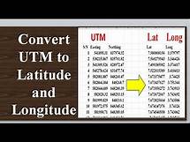 Video thumbnail for Convert UTM to Latitude and Longitude: Coordinates conversion