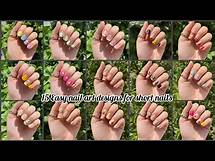 Video thumbnail for 15 Easy nail art designs compilation for short nails || Best nail art designs 2023 for beginners