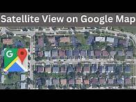 Video thumbnail for How to See Satellite View on Google Maps | Satellite View in Google Map