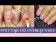 Video thumbnail for 💅EASY POLY NAIL GEL OVERLAY Tutorial for Beginners: Achieve Flawless Nails with GLOWTIPS