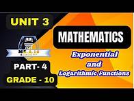 Video thumbnail for MATHS GRADE 10 UNIT 3 PART 4/RATIONAL AND IRRATIONAL EXPONENTS WITH EXAMPLES & EXERCISES 3.6AND 3.7