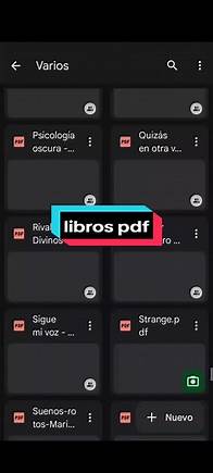 Video thumbnail for Descarga libros PDF desde mi perfil en Google Drive