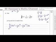 Video thumbnail for WMA11/01 (Edexcel) IAL P1 Oct 2021 Q1 Integration