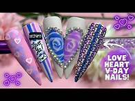 Video thumbnail for LOVE HEART BLOOMING GEL V-DAY NAIL ART TUTORIAL| EASY BLOOMING ROSES STEP BY STEP| MADAM GLAM