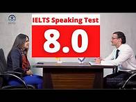 Video thumbnail for IELTS Speaking Test Band 8 with feedback