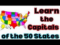 Video thumbnail for Learn the Capitals of the 50 States in America | Capital Cities of the United States | US Capitals