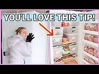 Video thumbnail for Easiest Ways To Organize Any Freezer! Freezer Tips & Tour!